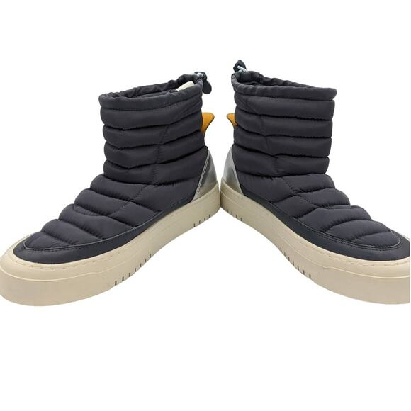 Oncept Lima Anthracite Puffer Slip On Boot Metallic Heel Water Resistant Size 8 - Picture 11 of 11